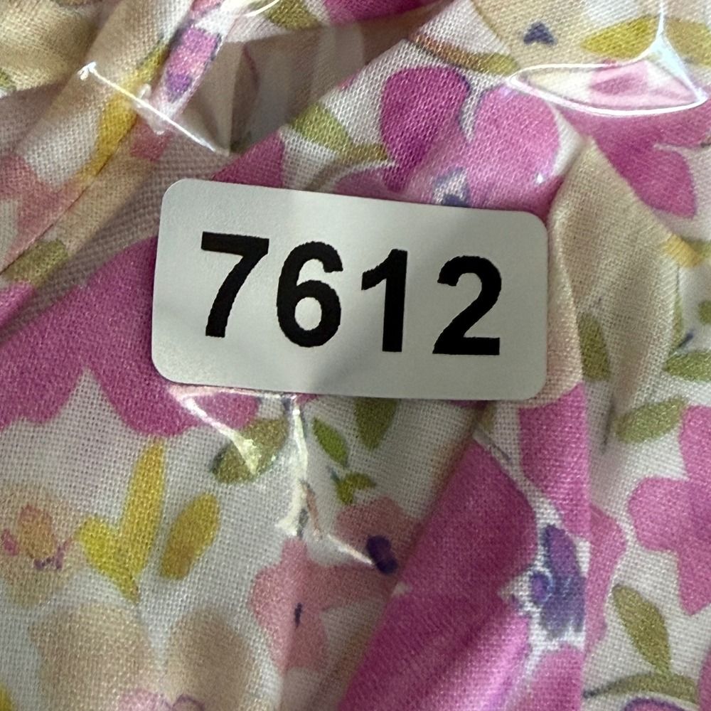 Thats So‎ Fetch Meadow Dress Pink Floral Butterfly Tiered Ruffle Mini US 4 - Picture 10 of 10